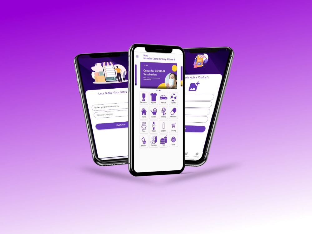 B2C Delivery App preview